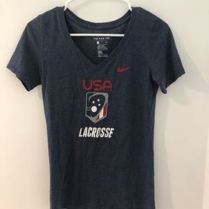 nike usa lacrosse tee